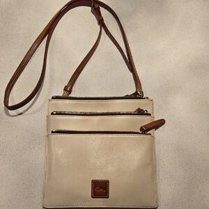 Elegant Cream Crossbody Bag